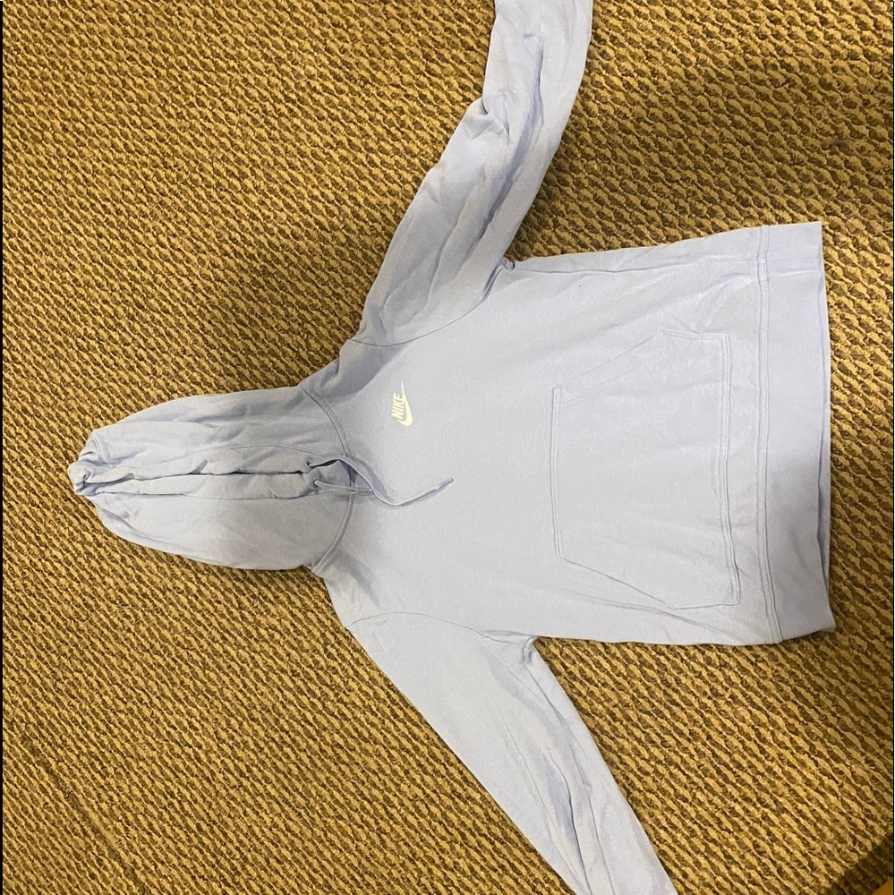 Light blue nike sweatshirt